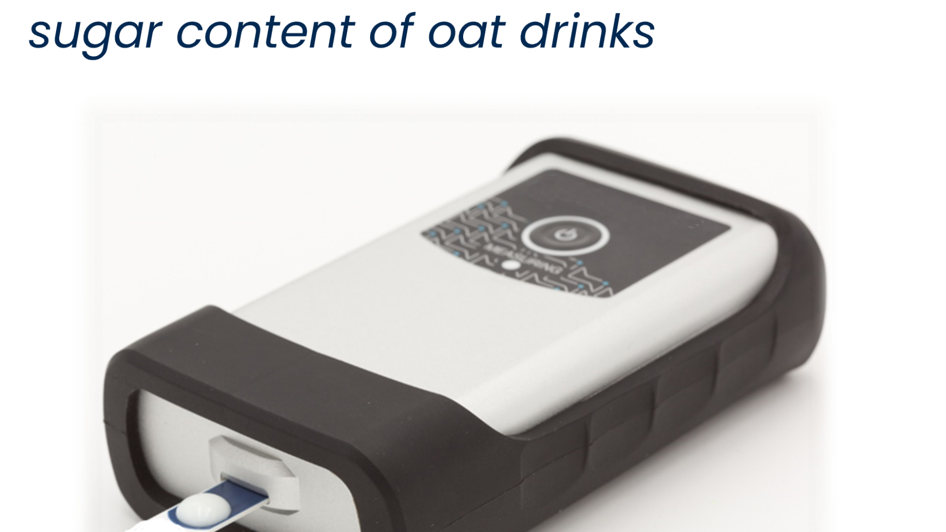 Improved process control through sugar analysis of oat drinks